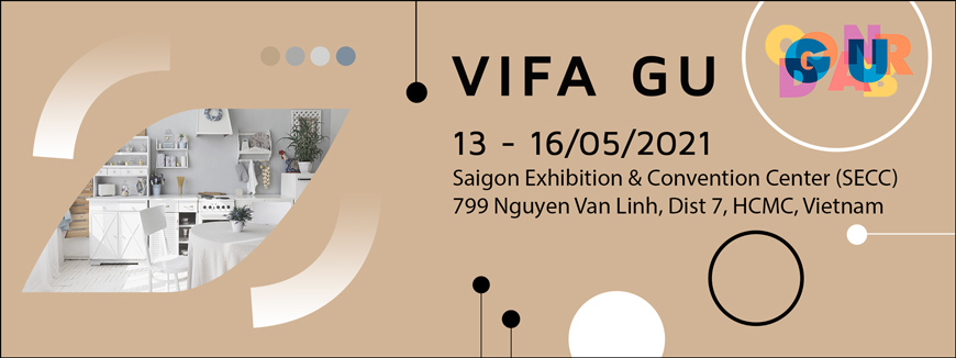 Banner triển lãm VIFA GU 2021