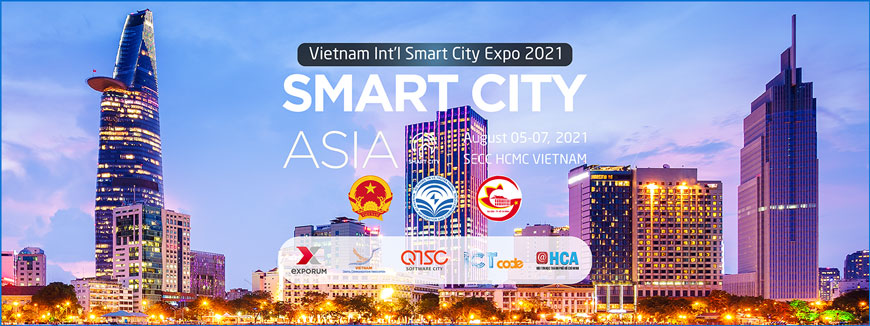 Banner triển lãm SMART CITY ASIA 2021