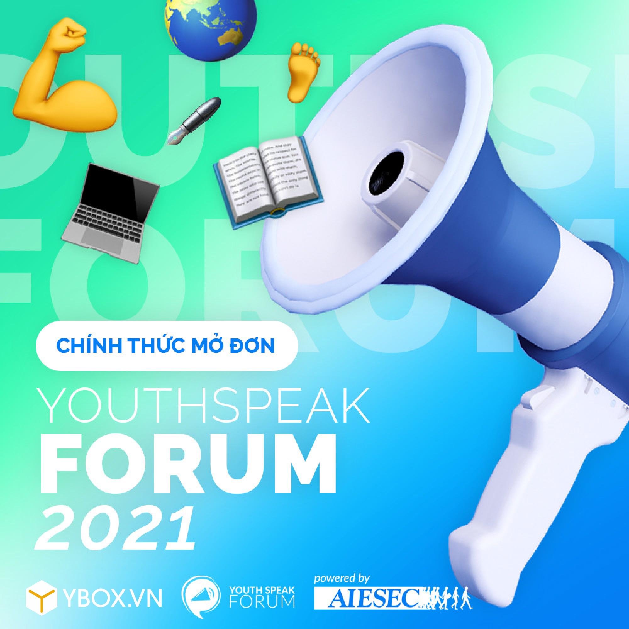 Poster sự kiện YouthSpeak 2021