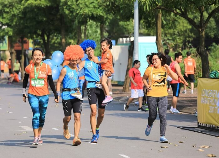 giải chạy gia đình