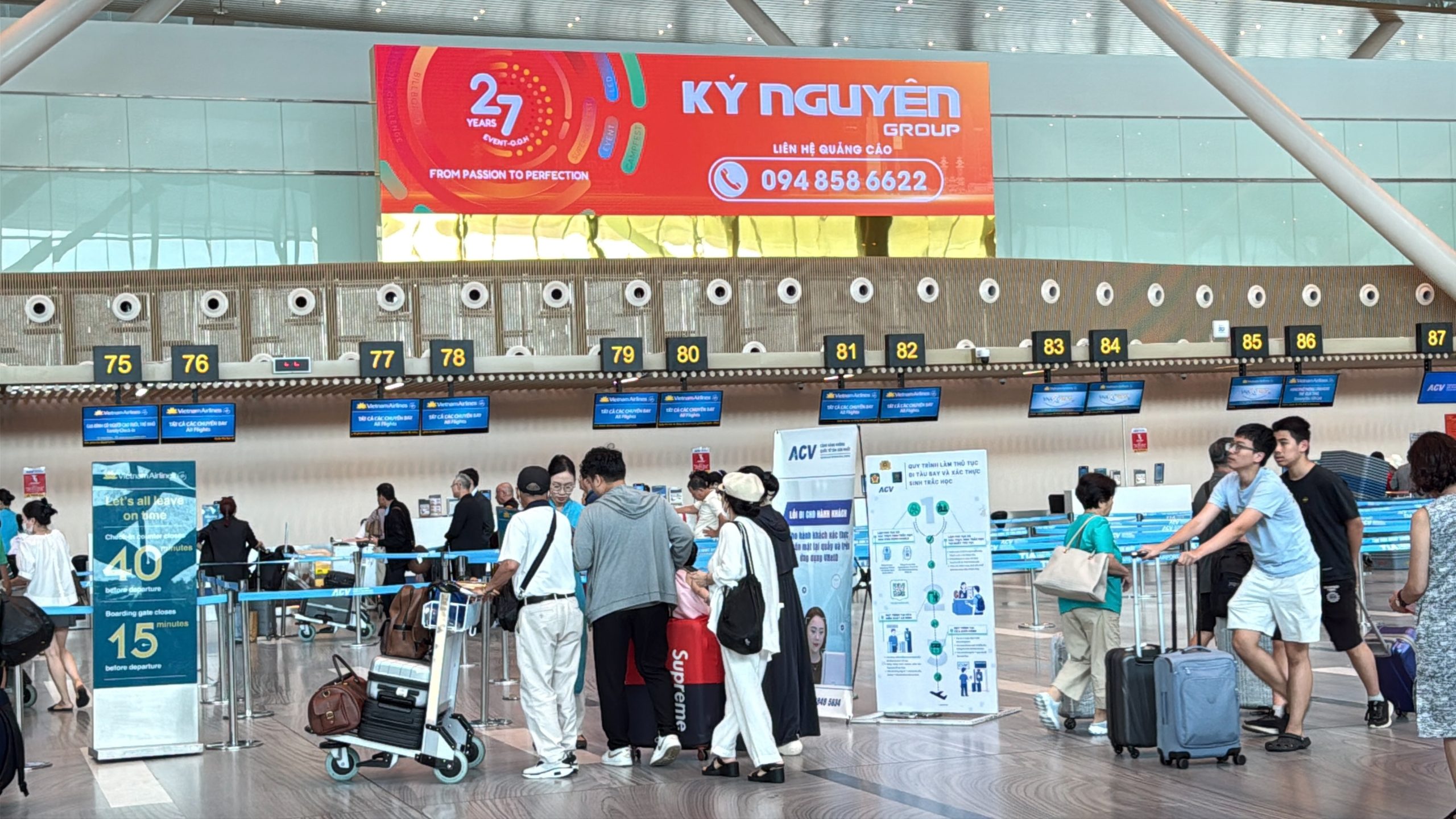 Màn hình LED 41 m² thu hút sự chú ý với tầm nhìn rộng và hình ảnh sắc nét.