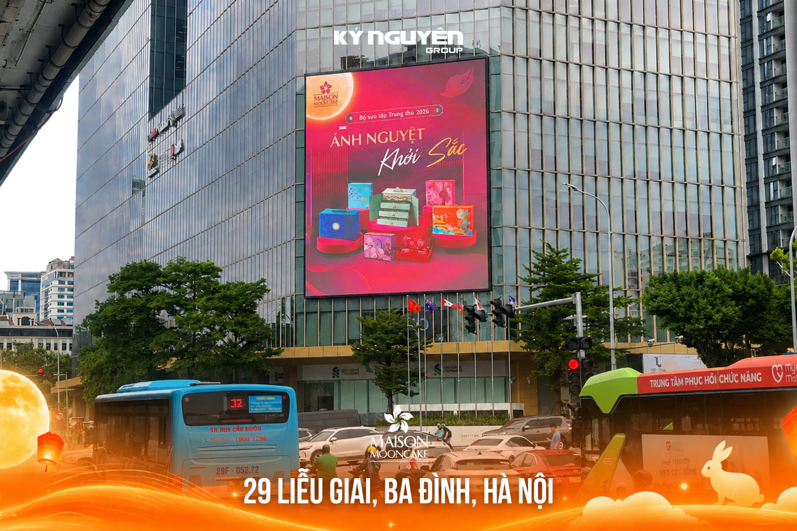Sắc màu Trung Thu 2026 cùng Maison Mooncake trên LED 29 Liễu Giai | Hà Nội