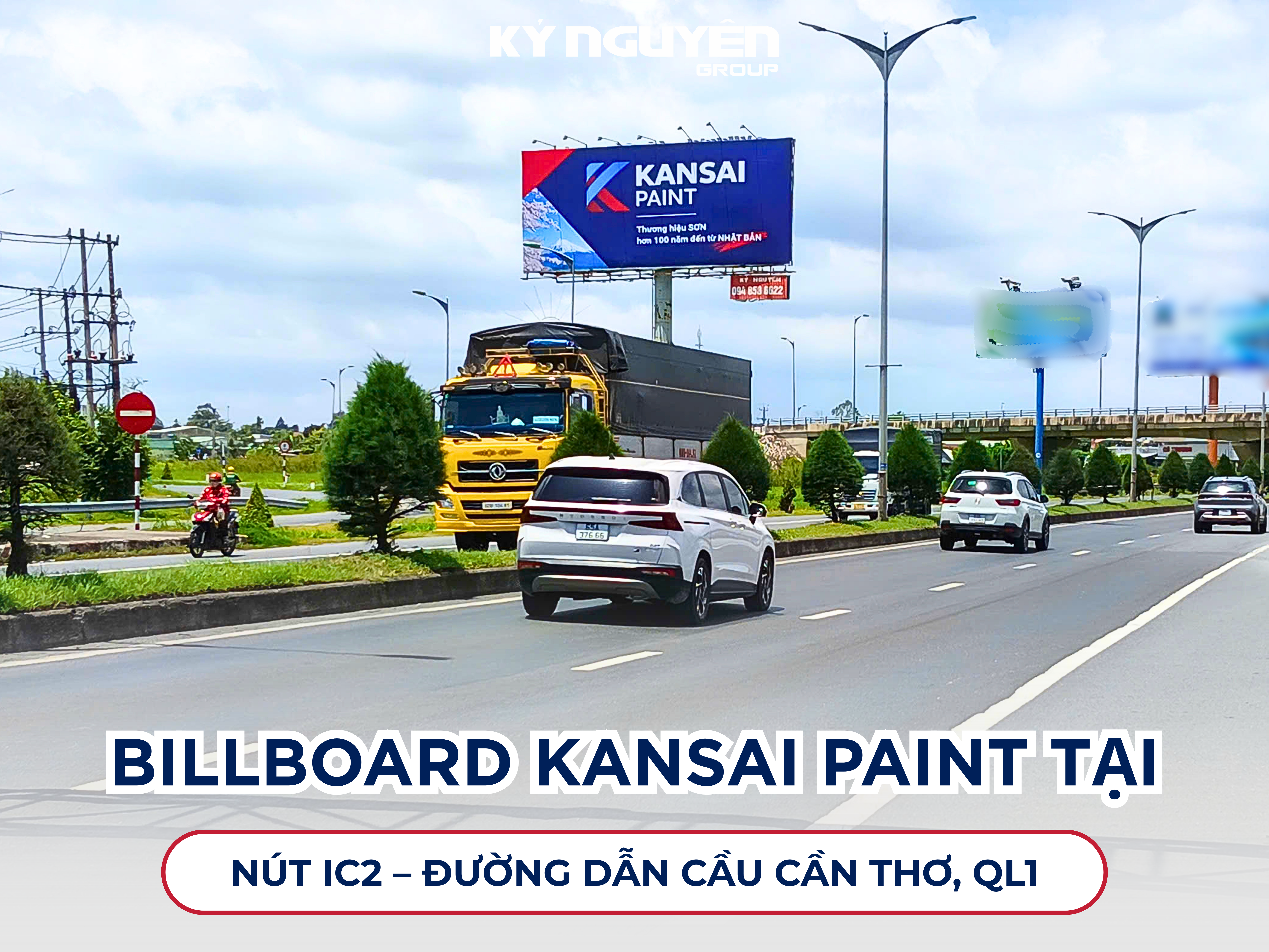 Billboard tấm lớn gia tăng hiện diện thương hiệu trên hành trình