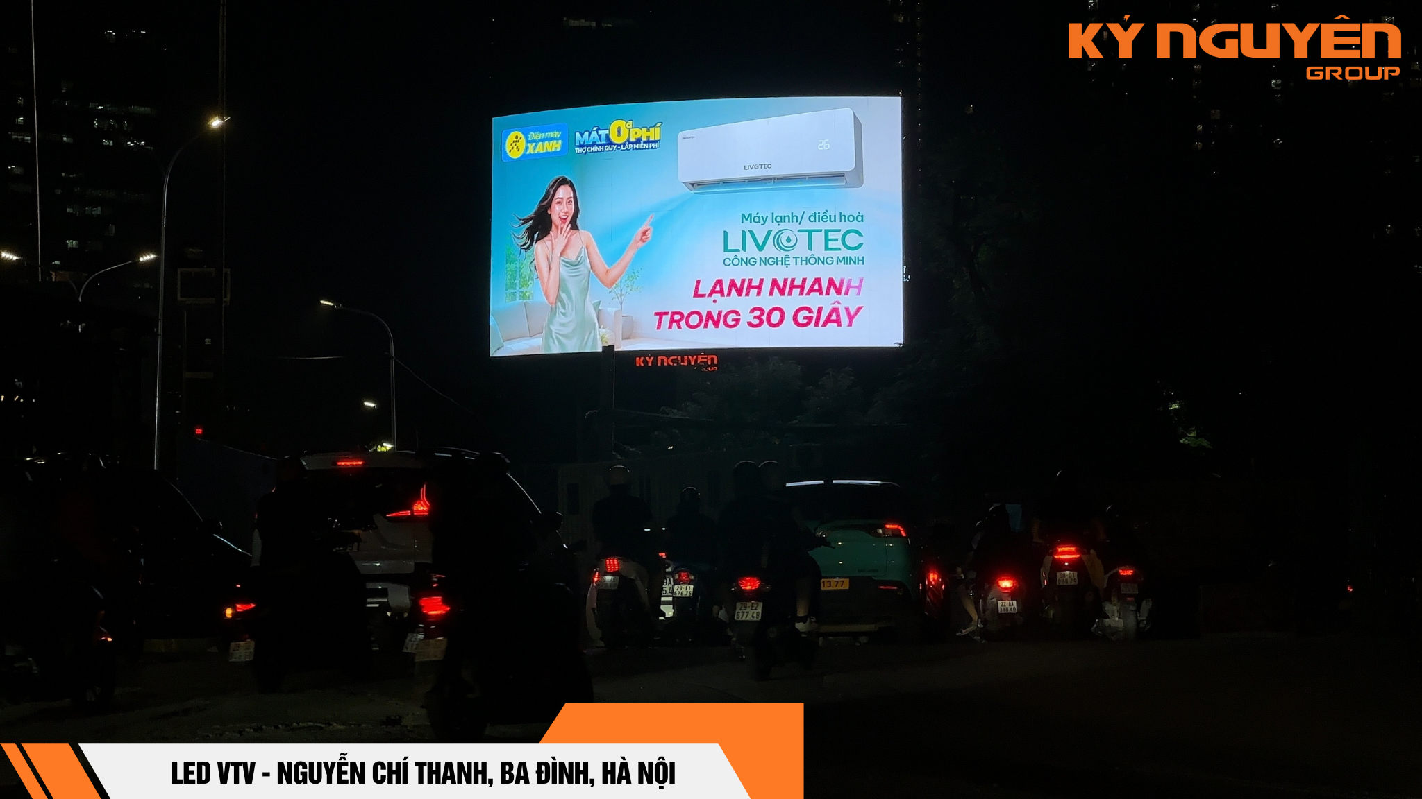 Màn hình LED 42m² tăng khả năng hiển thị hình ảnh thương hiệu