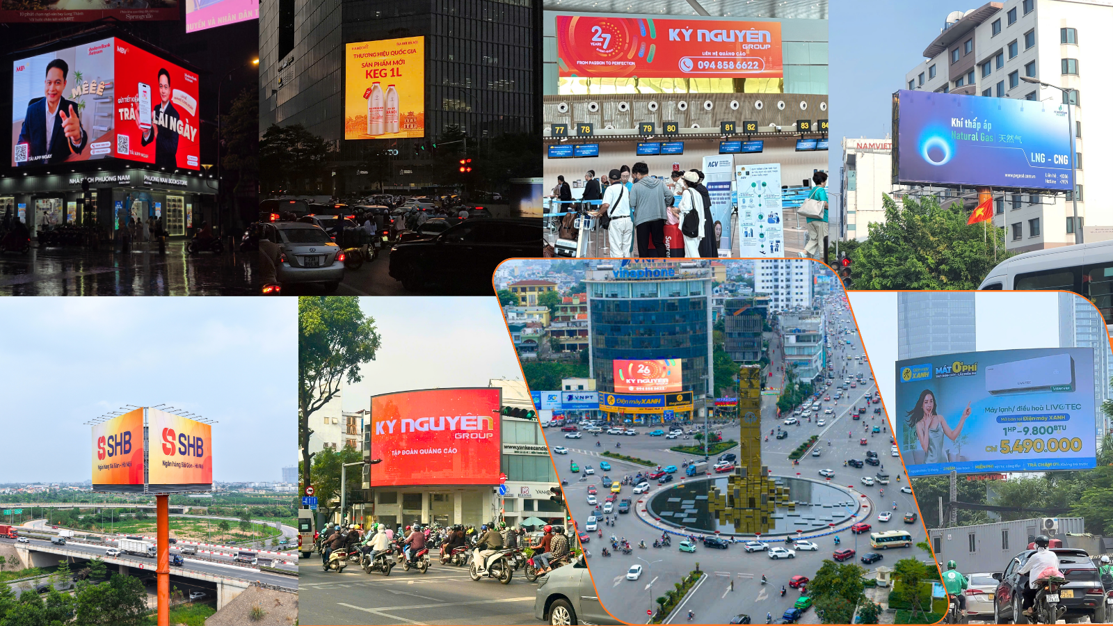 Hệ thống quảng cáo ngoài trời OOH/DOOH của Kỷ Nguyên Group